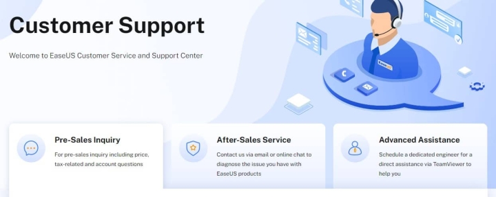 Ease US Data Recovery Wizard Customer Support
