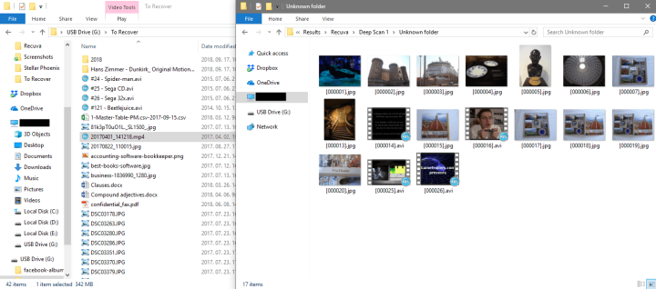 Folder for Unknown Files After a Deep Scan